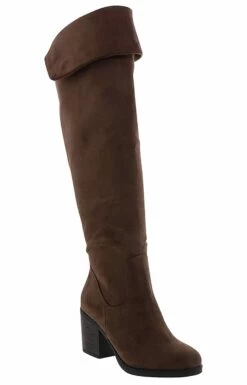 Bamboo Victoria Taupe Women’s Fashion Tall Boot