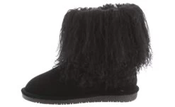 Bearpaw Boo Black Fur Women's Fashion Boot -Skechers Store bearpaw 1854w 011 03