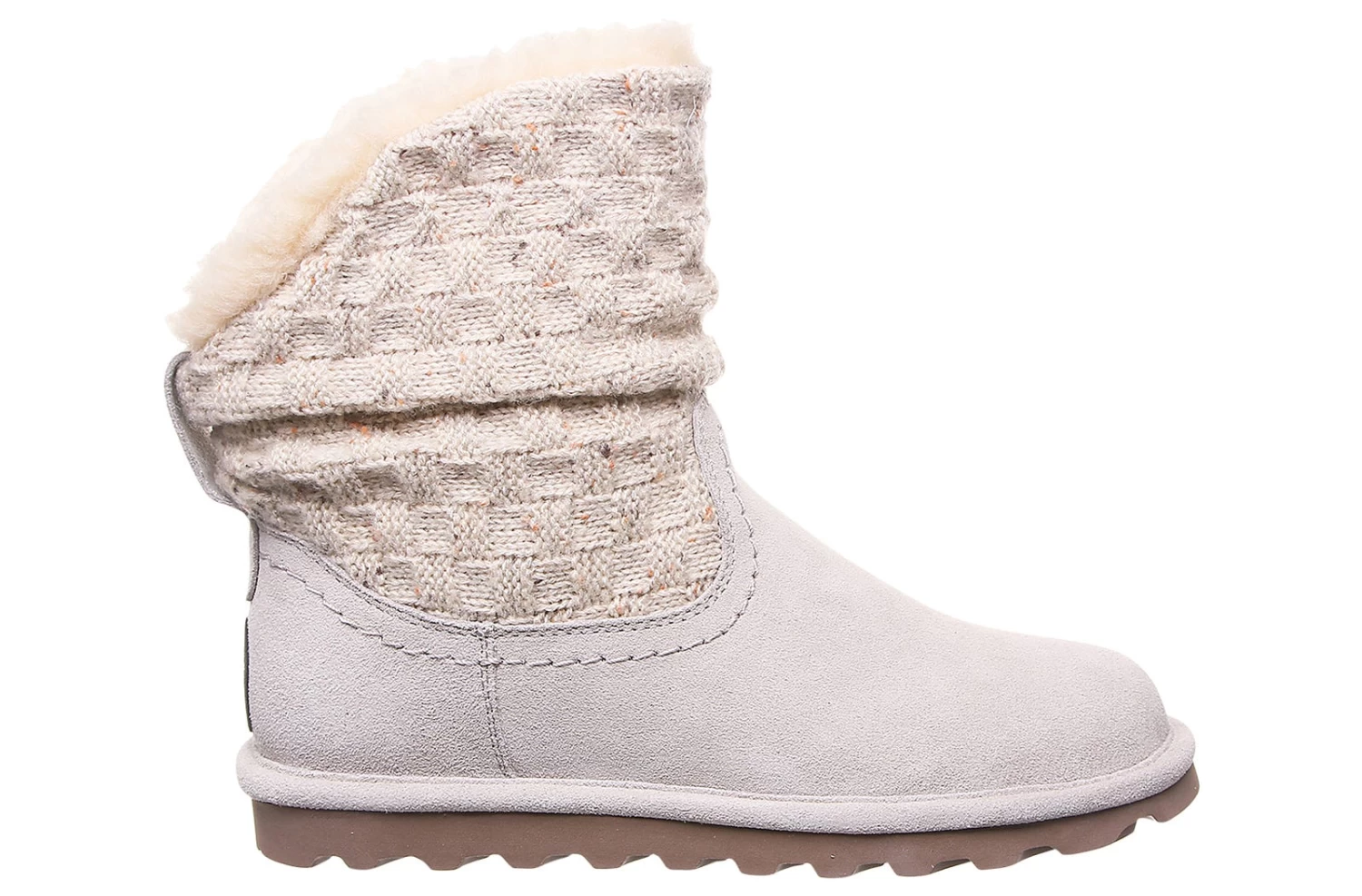 Bearpaw Virginia White Women's Bootie 2 Bearpaw Virginia White Women's Bootie - Image 2