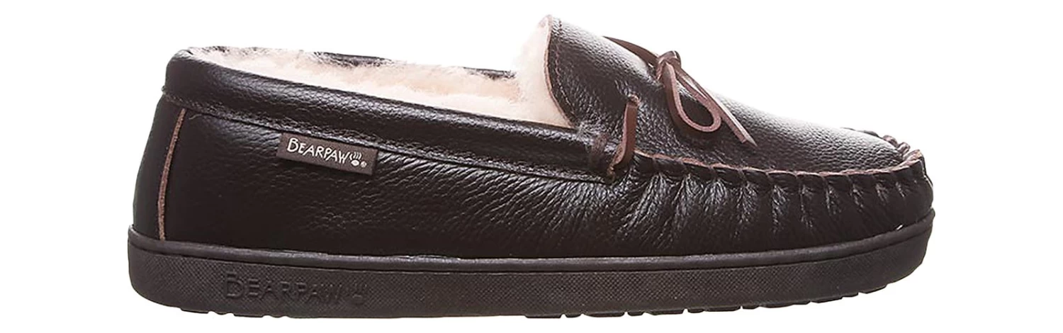 Bearpaw Mach IV Brown Men's Wide Width Slipper 2 Bearpaw Mach IV Brown Men's Wide Width Slipper - Image 2