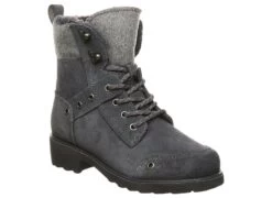Bearpaw Alicia Charcoal Women's Combat Boot