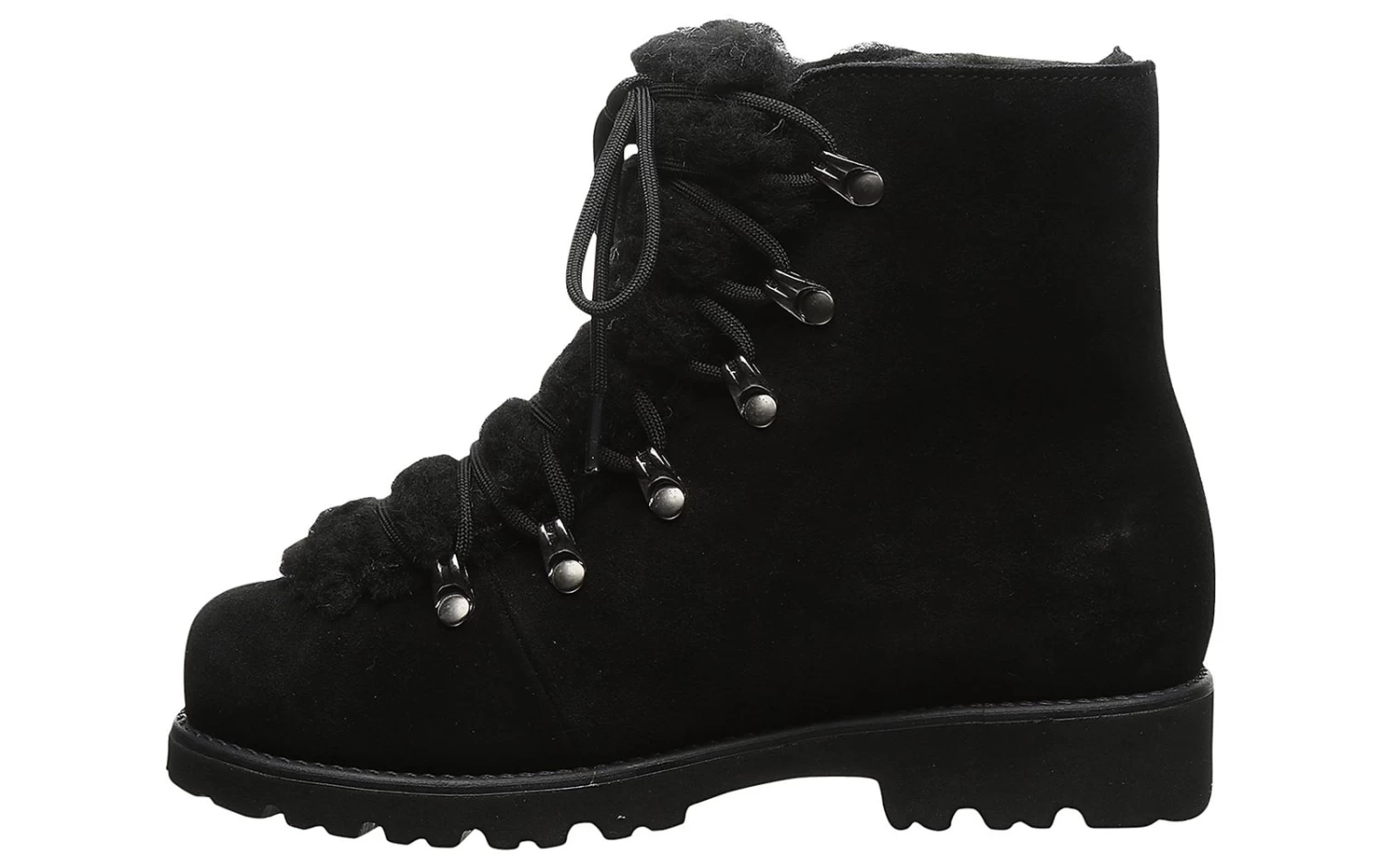 Bearpaw Alisa Black Fur Women's Boot 4 Bearpaw Alisa Black Fur Women's Boot - Image 4