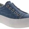 Blowfish Sadie Denim Washed Women’s Platform Sneaker
