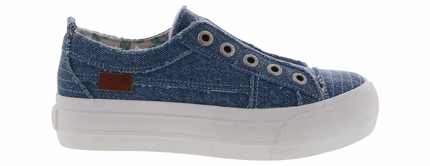 Blowfish Sadie Denim Washed Women’s Platform Sneaker 2 Blowfish Sadie Denim Washed Women’s Platform Sneaker - Image 2