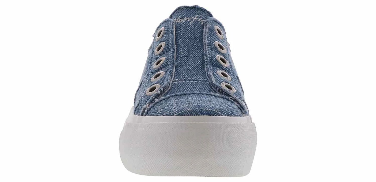 Blowfish Sadie Denim Washed Women’s Platform Sneaker 6 Blowfish Sadie Denim Washed Women’s Platform Sneaker - Image 6
