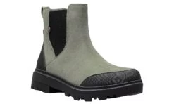 Bogs Holly Chelsea Green Leather Women's Boot