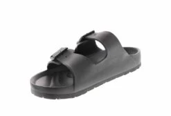 BTW Trey Two Band Women's Sandal - Black -Skechers Store btw treyblacktwoband treyblack black05