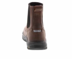 Caterpillar Wheelbase Men's Safety Toe Boot -Skechers Store cat wheelbase st p91026 brown03