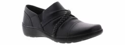 Clarks Cora Braid Women’s Comfort Shoe -Skechers Store clarks corabraidleather 26162128 black01