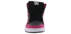 DC Shoes Cure Women’s Hi-top Skate Shoe -Skechers Store dcshoes adjs700096 kwp curehitop black06