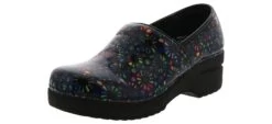 Easy Works Lead Stain Glass Patent Women’s Work Clog -Skechers Store easyworks 20 0549 leadstainglasspatent black05