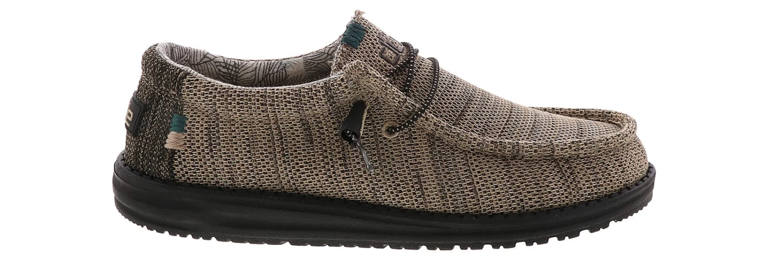 Hey Dude Wally Sox Timber Wolf Men’s Casual Shoe 2 Hey Dude Wally Sox Timber Wolf Men’s Casual Shoe - Image 2