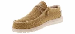 Hey Dude Wally Braided Men’s Casual Shoe -Skechers Store heydude 110623158 wallybraidedocra tan05