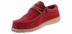 Hey Dude Wally Washed Men’s Casual Shoe -Skechers Store heydude 111526812 wallywashed brick red05