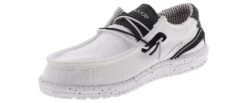 Hey Dude Wally Hawk Men’s Casual Shoe 10 Hey Dude Wally Hawk Men’s Casual Shoe -Skechers Store heydude 112250178 wallyhawkblackwhite black05