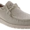 Hey Dude Wally Eco Linen Cottonwood Men’s Casual Shoe