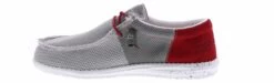 Hey Dude Wally Sox Funk Dark Grey Red Men's Casual Shoe -Skechers Store heydude wallysoxfunk 110353113 darkgrey04