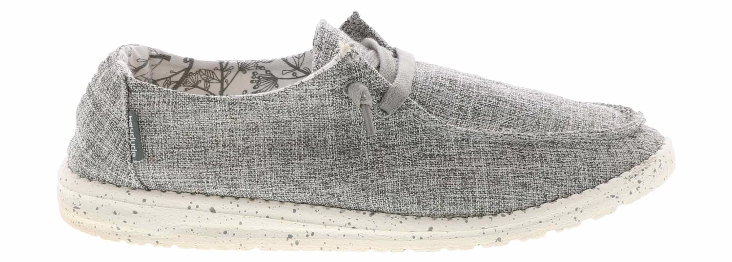 Hey Dude Wendy Iron Linen Women's Casual Shoe 2 Hey Dude Wendy Iron Linen Women's Casual Shoe - Image 2