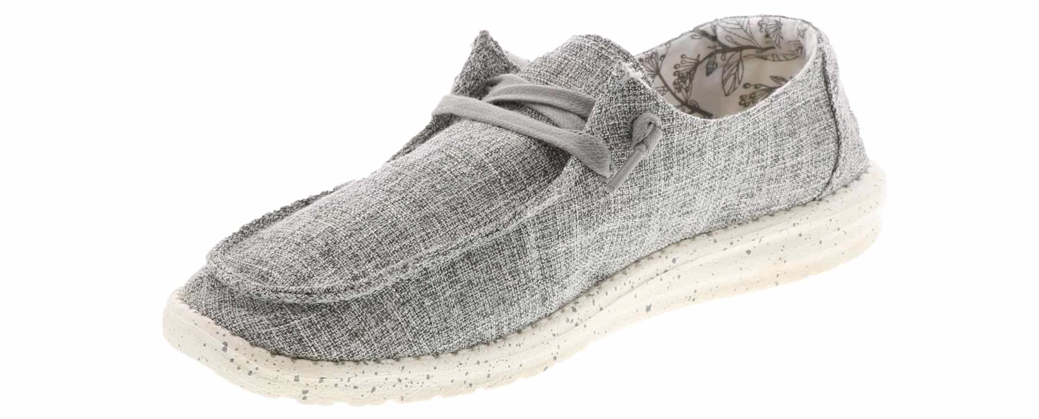 Hey Dude Wendy Iron Linen Women's Casual Shoe 5 Hey Dude Wendy Iron Linen Women's Casual Shoe - Image 5