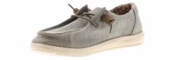 Hey Dude Wendy Stretch Steppa Canvas Women's Casual Shoe -Skechers Store heydude wendy steppa grey05