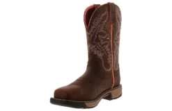 Justin Boots Justin Rush 11 Inch Women’s Comp Toe Work Boot -Skechers Store justinboots se4357 rushwp11squarecomptoe brown05