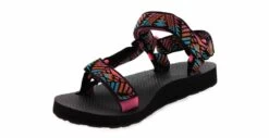 Teva Original Boomerang Women's Outdoor Sandal -Skechers Store octv teva originalboomerang 1003987bpln black multi05