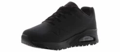 Skechers Uno Women’s Slip Resistant Work Shoe -Skechers Store skechers 108021 blk unosr black05