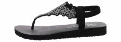 Skechers Meditation-Floral Lover Women’s Casual Sandal -Skechers Store skechers 119138bksl black04