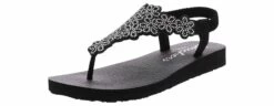 Skechers Meditation-Floral Lover Women’s Casual Sandal -Skechers Store skechers 119138bksl black05
