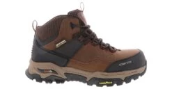 Skechers Arch Fit Tarver Men’s Comp-Toe Work Boot -Skechers Store skechers 200161 brbk archfittarver brown02