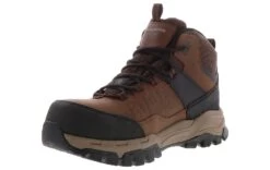 Skechers Arch Fit Tarver Men’s Comp-Toe Work Boot -Skechers Store skechers 200161 brbk archfittarver brown05