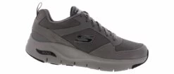 Skechers Arch Fit Servitica Men’s Wide-Width Walking Shoe -Skechers Store skechers 232101ww gry archfitsrvitica grey02