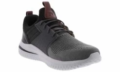 Skechers Delson 3.0 Cicada Men’s Casual Shoe -Skechers Store skechers delson3.0cicada 210238gybk grey05