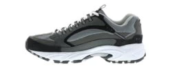 Skechers Stamina Wide Men's Walking Shoe -Skechers Store skechers stamina grey black04