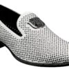 Stacy Adams Swagger White Men's Dress Shoe