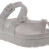 Unionbay Jessy White Platform Strap Women’s Sandal