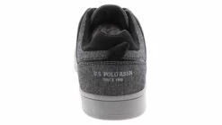 U.S. Polo Assn. Arvy Black Chambray Men’s Casual Shoe -Skechers Store uspl arvyblackchambrey arvyblack blackgrey03 1